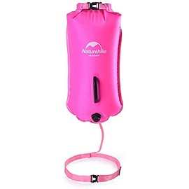 Naturehike Swim Buoy Inflatable Swimming Tow Float Difting Bag Dry Bag Water Sport Storage Bag(Orange)(Pink)