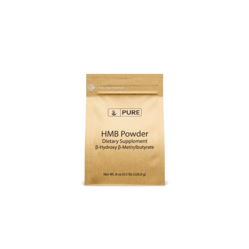 Pure Original Ingredients HMB (8oz) Non-GMO, Gluten-Free, Lab-Verified