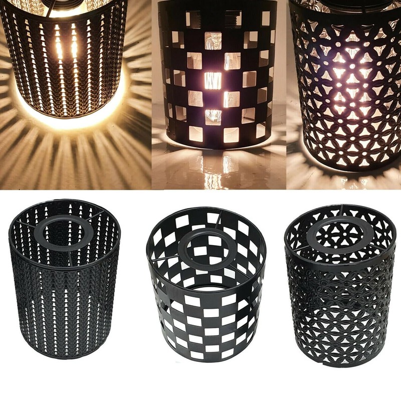 LEDSone Brushed Copper Drum Cage Metal Easy Fit Ceiling Light