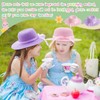 Zhanmai 6 Pcs Girls Tea Party Play Set Bow Tea