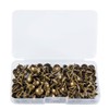 YOUOWO 120 Pcs Iron Pins Bronze Tone Board Drum Tacks