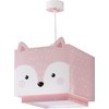 Dalber Children's Lamp Pendant Light Little Fox Animals Rose