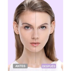 Erinde Polvos Compactos Mate De Lavanda, Con Una Fórmula Controladora Del Exceso De Grasa, Resistente al Agua y Duradero, Fórmula en Gel, Para un Acabado Natural, Apto Para Todo Tipo de Pieles, #01