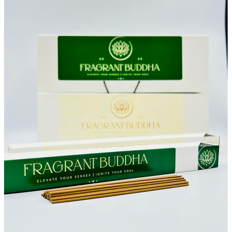 Fragrant Buddha Premium Hoi-An Agarwood Incense Sticks (Long 10g) Handmade