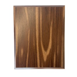 Trophy Hut Walnut Finish DIY Blank Award Plaque with Beveled Edge Trophy Gift Plaques 8x10