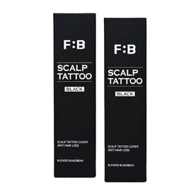 Forbut Scalp Tattoo Crown Hairline Hair Loss Cover Black 15g x 2 / 포뷰트 두피타투 정수리 헤어라인 탈모 커버 블랙 15g 2개