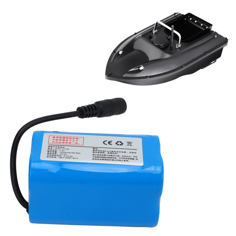 RC Nesting Boat Battery 12000mAh 7.4V Rechargeable Lithium Battery High