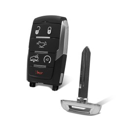 6 Buttons Smart Remote Key Fit for Dodge Ram 1500 Pickup 2019-2022, Keyless Entry Remote Control Remote Star Replace 68442917AB 68442917AC 68442917AD 68442917AA FCC ID OHT-4882056