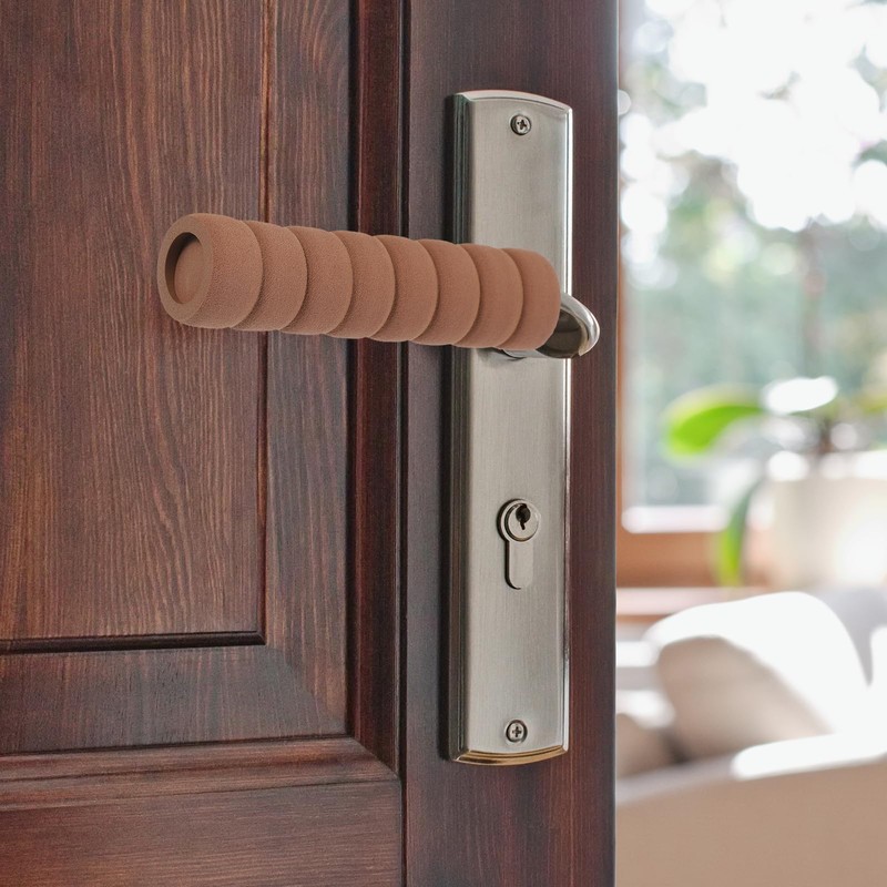 uxcell 5 Pcs Door Knob Cover, Safety Door Handle Protector