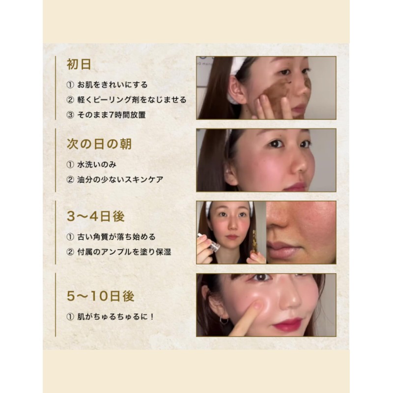 BQCELL Herbal Peeling Self Peeling with Peeling Pores Home Crater