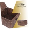 Ciieeo 1Pc Multi Function Decorative Sea Grass Woven Storage Basket