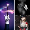 EUYKQNOI 2 Pieces Magic Wand Magic Wand Black Plastic Magic
