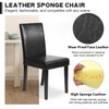 FDW Dining Chairs Set of 4,Dining Room Chairs,Side PU Cushion