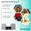 Philco Stereo Shelf Systems Tray Loading CD Player with Digital