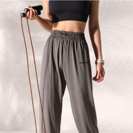 Women's Grey Jogger Sweatpants for Yoga, Gym & Training, Hip-Hop Style Women's M/Light Blue