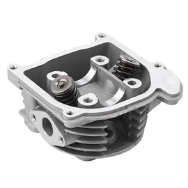 Minho GY6 58.5mm/2.30" Cylinder Head Assy with 64mm Valves Set Made of Aluminum Alloy,Compatible with Chinese Scooter Mopeds ATV Go Kart GY6 4-stroke 150cc 152QMI 157QMJ Engine,Non EGR Type