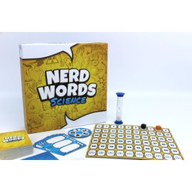 Genius Games Nerd Words: Science! | Group Games for Adults | Party Games for Families, Kids, Teens, Classrooms