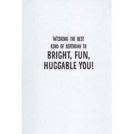 Gabby's Dollhouse Happy Birthday Card - I Feel a Birthday HUG ATTACK Coming! Wishing The Best Kind of Birthday to BRIGHT, FUN, HUGGABLE YOU!