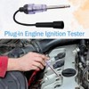 WINUERK Inline Spark Plug Tester, Ignition Coil Tester, Straight Boot