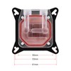 GPU Water Block Water Cooling Cooler Base, Copper POM Metal