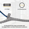 Fellowes CableZip Cable Sleeve, Length 200 cm, Diameter 2 cm