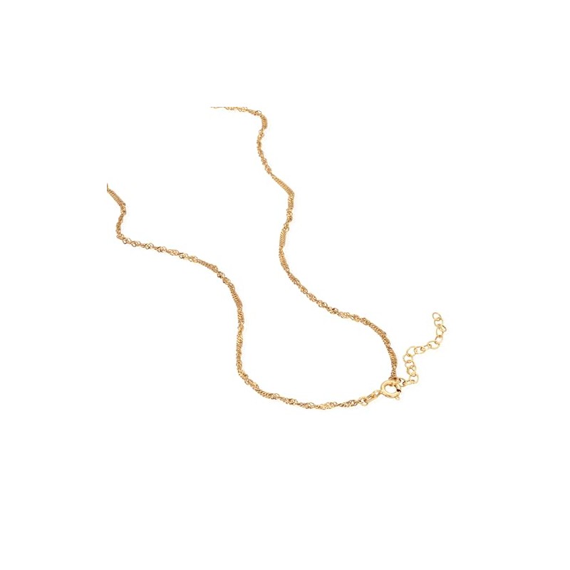 NKlaus 40/45 + 5 cm Double Curb Chain Twisted 925