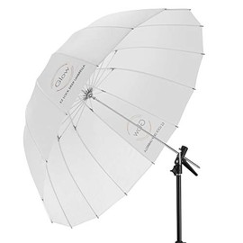 Glow Easy Lock Medium Deep Translucent Fiberglass Umbrella (41")