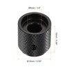 sourcing map 8 Pcs Aluminium Potentiometer Knobs, 1/4"(6mm) IDx5/8"(15mm) ODx5/8"(15mm)
