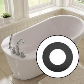 Briny River Rubber Washers 48 x 26 x 2 mm Compatible with 3/4 Inch Pillar Taps Replacement Tap Disc for Bathtubs Pack of 10