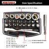 NORTOOLS 24PCS S2 Screwdriver Bits and Sockets with Ratchet Wrench