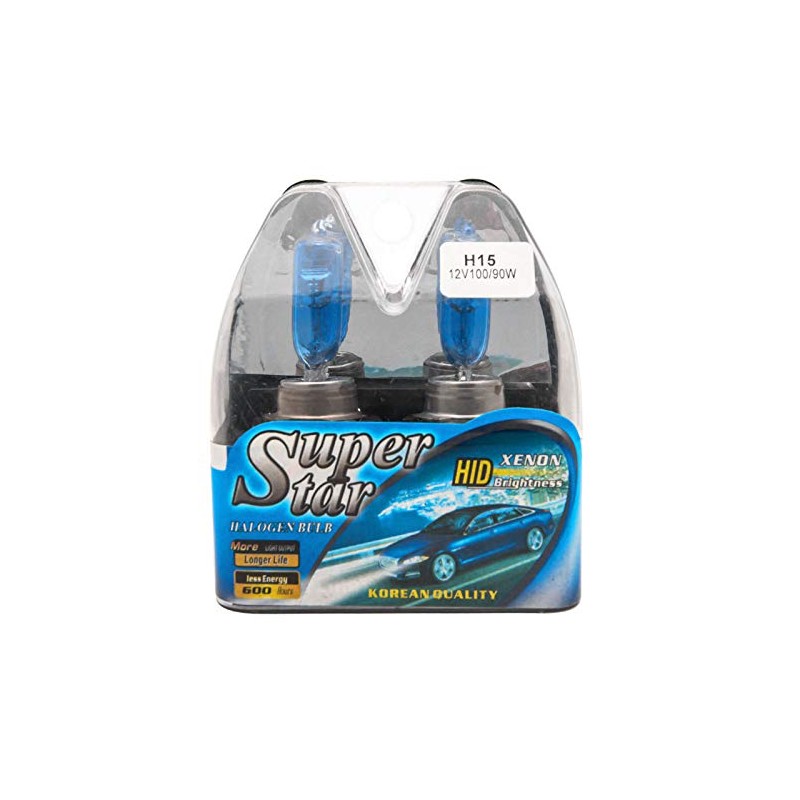 H15 halogen headlight bulbs Baceyong, 2PCS 12V 55W DRL daytime