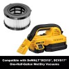 FOR DEWALT 2 Pack Filter Replacement for DeWalt DC515 DCV517
