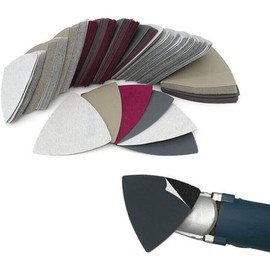 MACHSWON Polishing Sandpaper suitable for 3-1/2 Oscillating multi-tools,Silicon Carbide abrasive (Dry/Wet) Use 600 Grit 8pcs