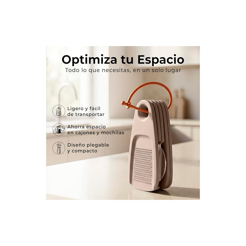 Juego de Utensilios de Cocina 5 en 1 para Casa,Camping,
