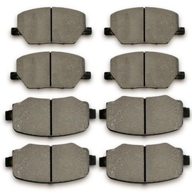 ALADICHE Front Rear Brake Pads Set Fit For 2016-2021 Fiat 500X,For 2015-2022 Jeep Renegade