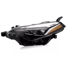 hps-carparts For 2017 2018 2019 Toyota Corolla SE XSE LED Headlight w/Bulbs Left Driver Side