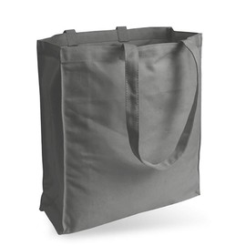 Cottonbagjoe Jute Bag Canvas Bag Made of Jeans-Like Fabric (Very Robust and Resistant), Unprinted with Side and Bottom Fold and Two Long Handles, 38x42x10 cm