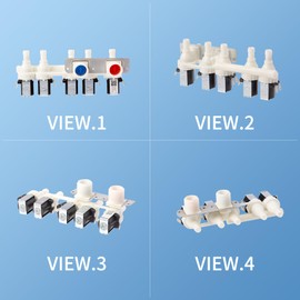 Upgraded WH23X29553 Clothes Washer Water Inlet Valve Replacement Part Compatible with GE Washing Machine Models Replaces AP6983554 PS12743643 WH23X29553 33090202