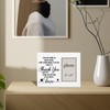 Zauly Thank You Gift Wood Picture Frame, Thank You Gift