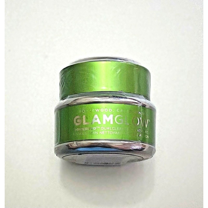 GLAMGLOW POWERMUD DUAL CLEANSE TREATMENT MUD TO OIL .5 OZ