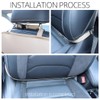pefirst Kick Mat Back Seat Protector Waterproof Leather Car Seat