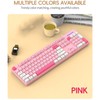 104 Keys Wired Keyboard 3 Colors Cute Gaming Keyboard USB