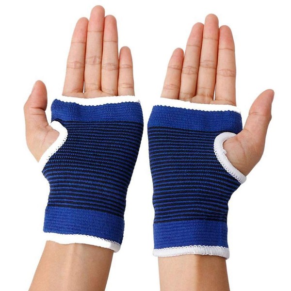 Luxxii 2 unidades – Muñequera flexible de apoyo para la muñeca/soporte de mano almohadilla de compresión para hombres y mujeres