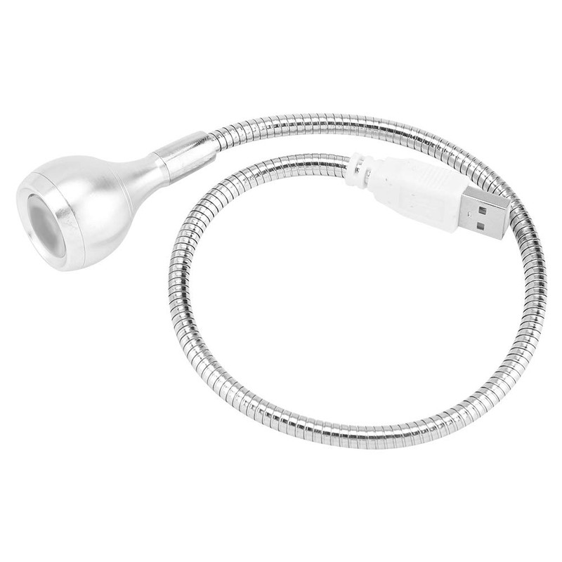 Qcwwy UBS LED Light, 1W Flexible Neck, Portable USB LED
