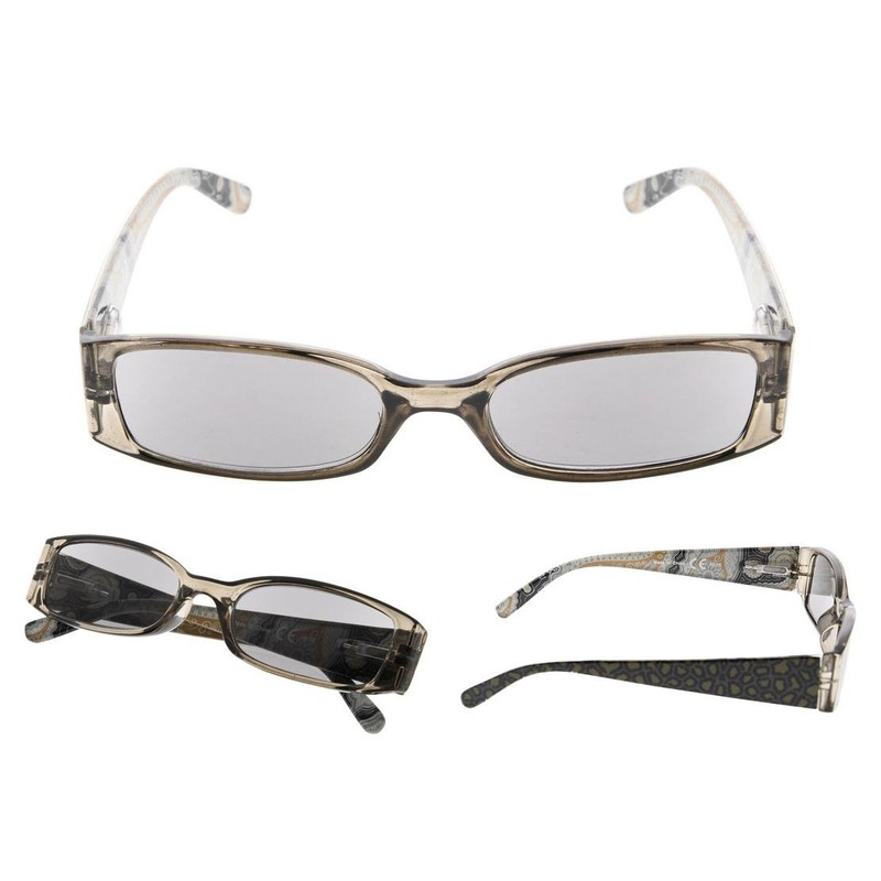 READING GLASSES 5 pack Tiger Patterned Temples Include Sunshine Readers