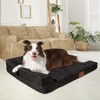 Jolifield Orthopedic Jacquard XL Dog Bed for Large Dogs 42''X28'',