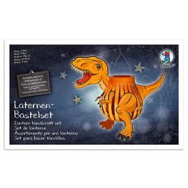 Ursus T-Rex 18720013F Lantern Craft Set, Lantern Lid Punching Part, Lantern Base Punching Part, Transparent Paper 115 g/m², 25 Paper Strips, Lantern Carry Handles, Various Stamping Parts and