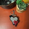 Popfizzy Double Heart Keychain Accessories for Women and Girls, Valentine's