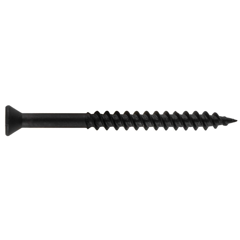 Hillman 47312 Square Drive Black Phosphate Trim Screws #6 x