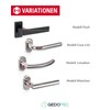 Gedotec Cuba Door Handle Set Garden Gate Door Fitting Stainless